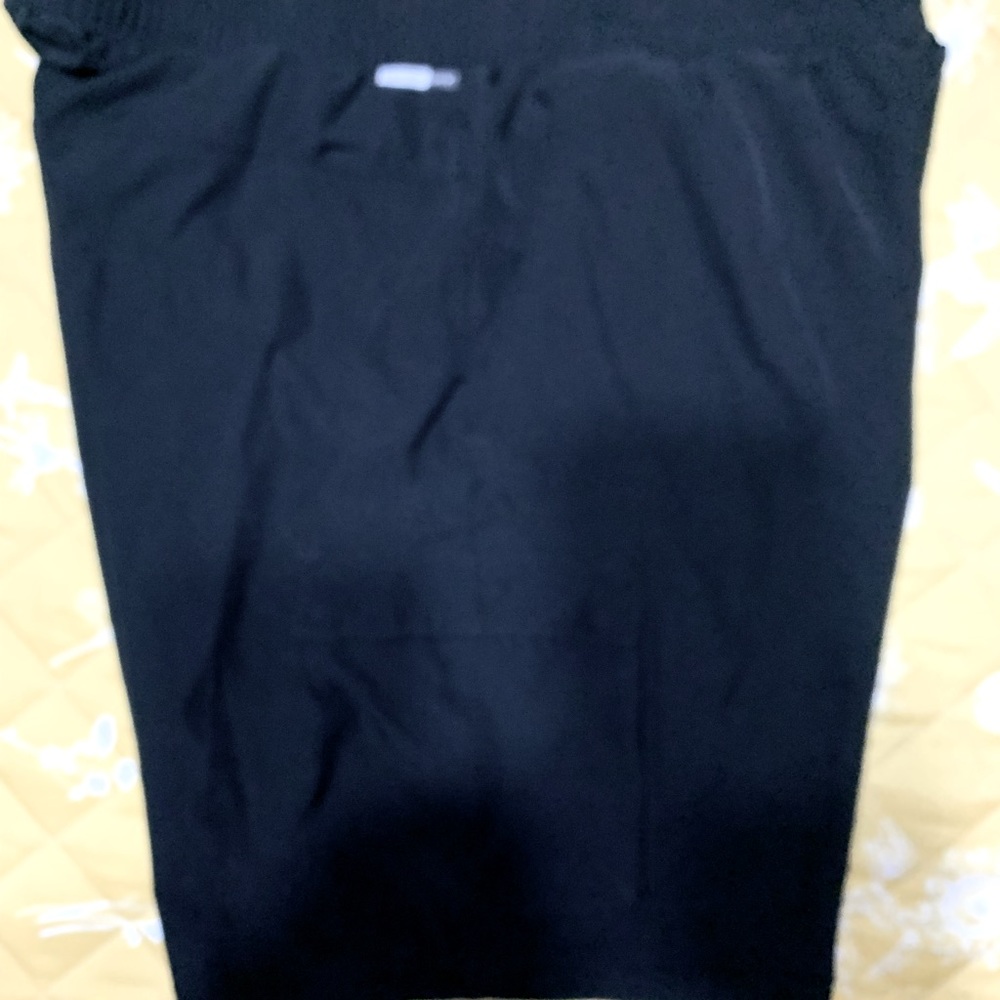 Unipro Qwick Dry Men black Drawstring Pull On Elastic Waist Cargo Shorts L - Picture 3 of 6